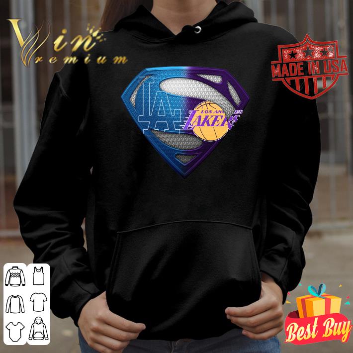 Hot Superman Los Angeles Dodgers And Los Angeles Lakers shirt Superman Los Angeles Dodgers And Los Angeles Lakers shirt 4 - Hot Superman Los Angeles Dodgers And Los Angeles Lakers shirt