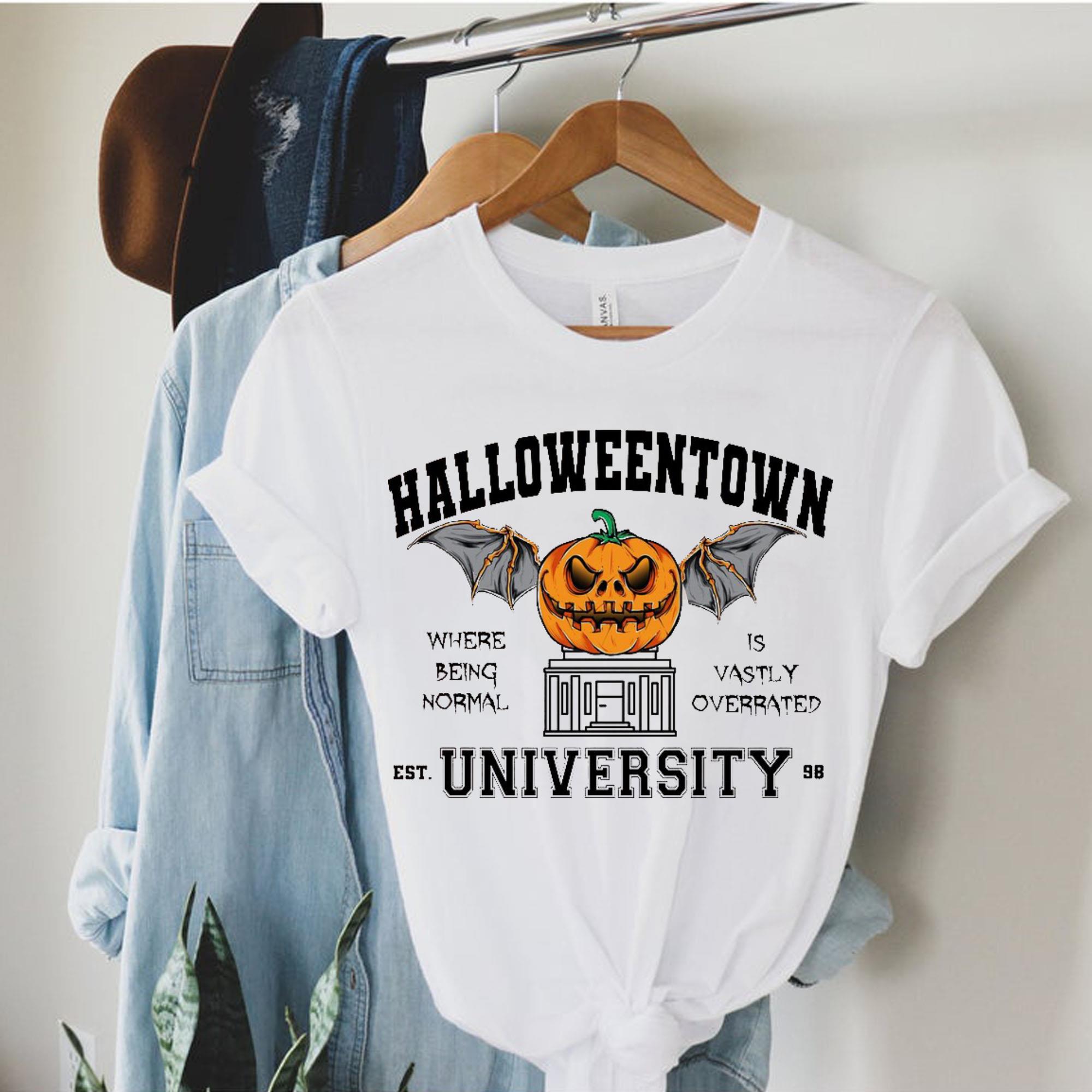Halloweentown Where Being Normal Is Vastly Overrated Tshirt Halloweentown Where Being Normal Is Vastly Overrated Tshirt 1 - Halloweentown Where Being Normal Is Vastly Overrated Tshirt