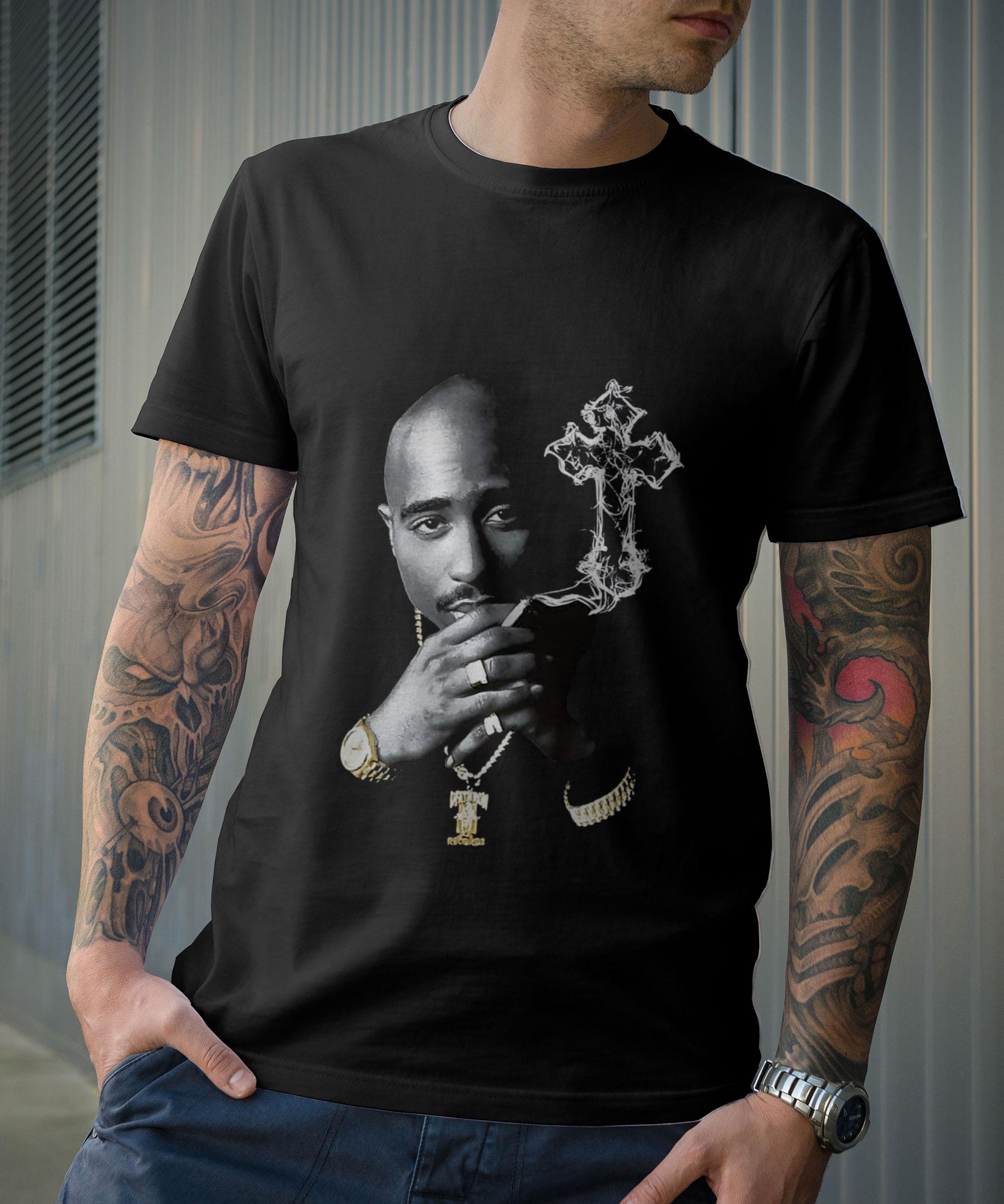 Shakur Rapper Tshirt Shakur Rapper Tshirt 1 - Shakur Rapper Tshirt