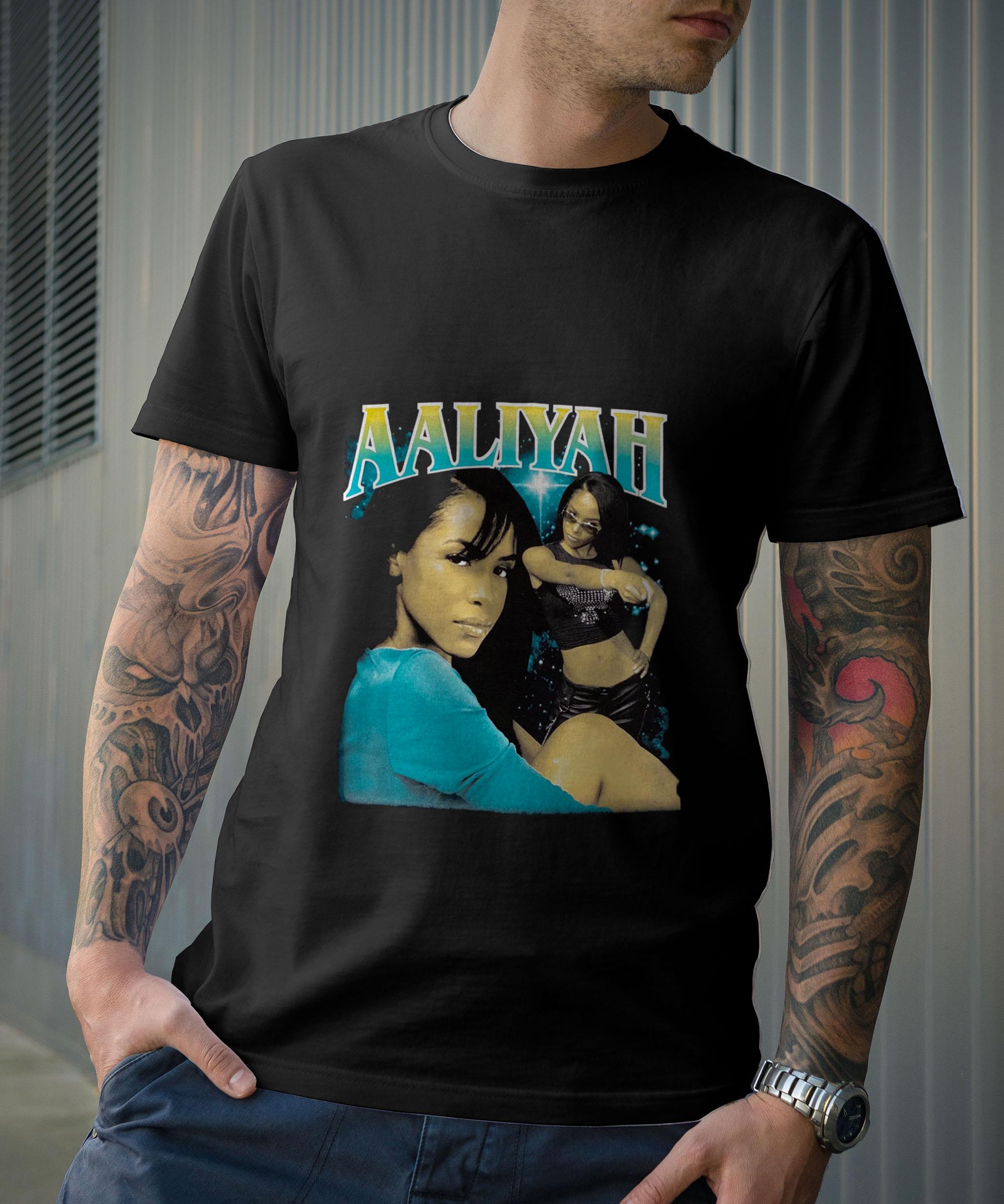 Vintage Aaliyah T Shirt , Aaliyah Unisex T Shirt Vintage Aaliyah T Shirt Aaliyah Unisex T Shirt 1 - Vintage Aaliyah T Shirt , Aaliyah Unisex T Shirt