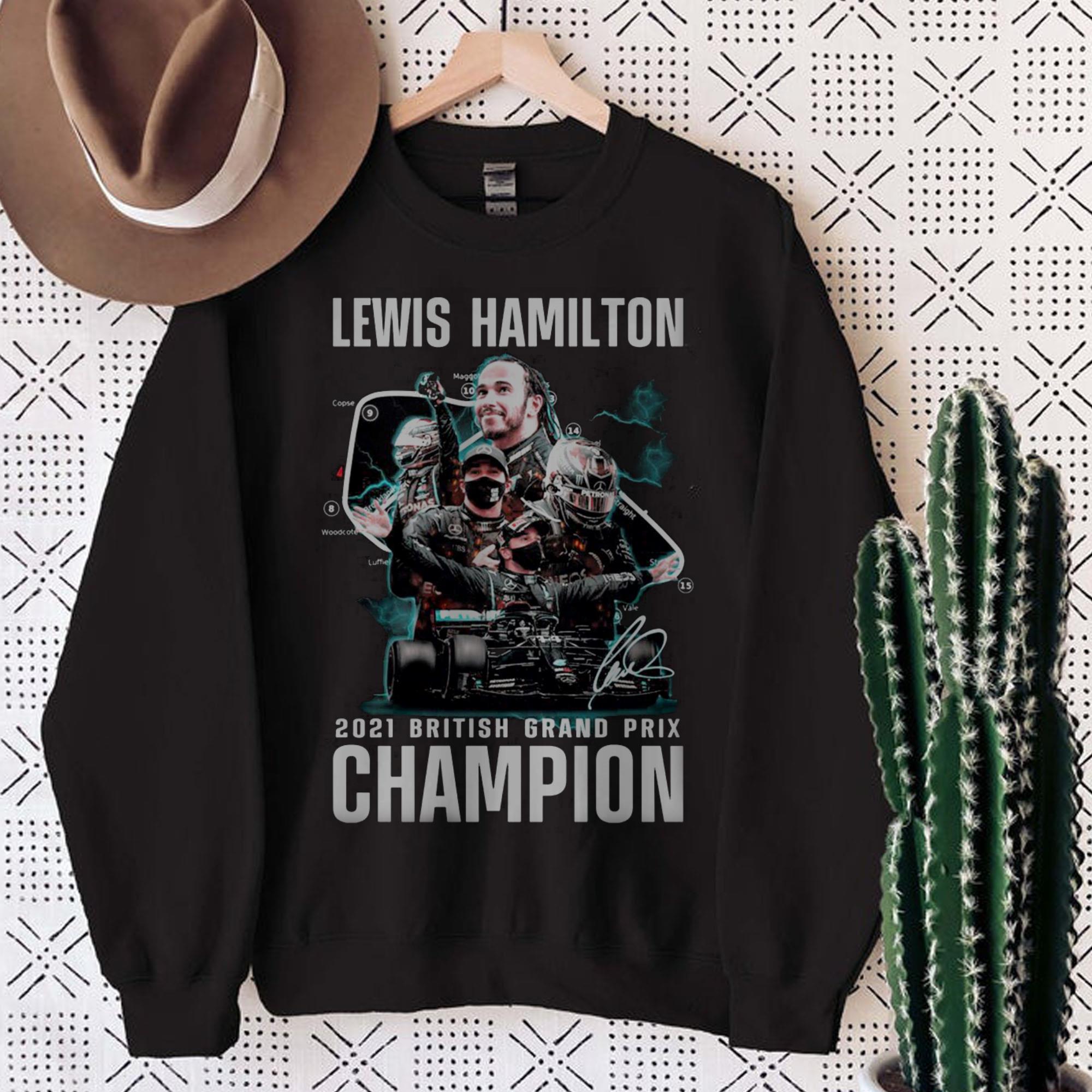 Lewis Hamilton 2021 British Grand Tshirt Lewis Hamilton 2021 British Grand Tshirt 1 - Lewis Hamilton 2021 British Grand Tshirt