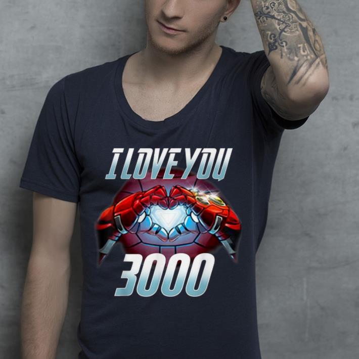 Marvel Iron man Arc Reactor I Love You 3000 shirt 1 Marvel Iron man Arc Reactor I Love You 3000 shirt