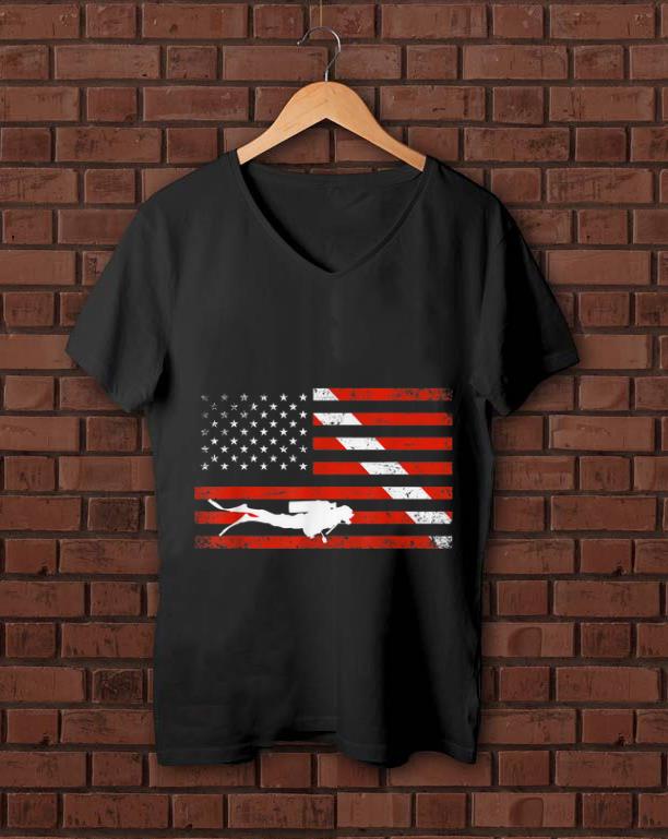 Awesome Diver Down American Flag shirt