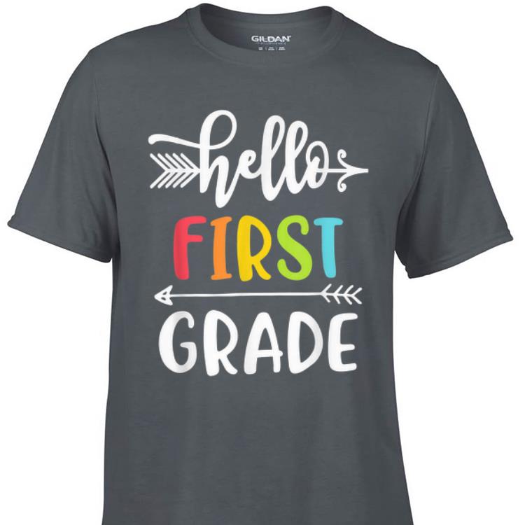 Awesome Hello First Grade shirt