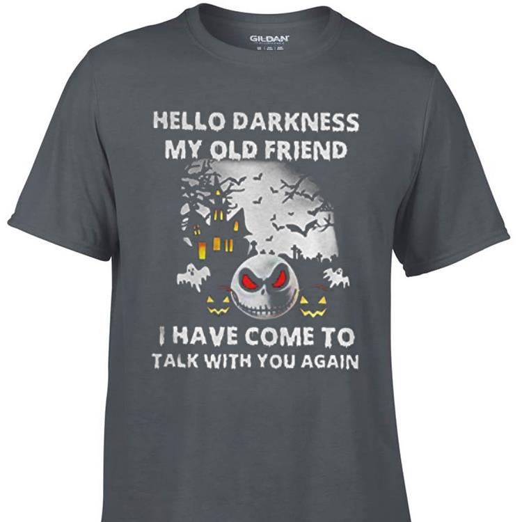 Awesome Jack Skellington Hello Darkness My Old Friend shirt