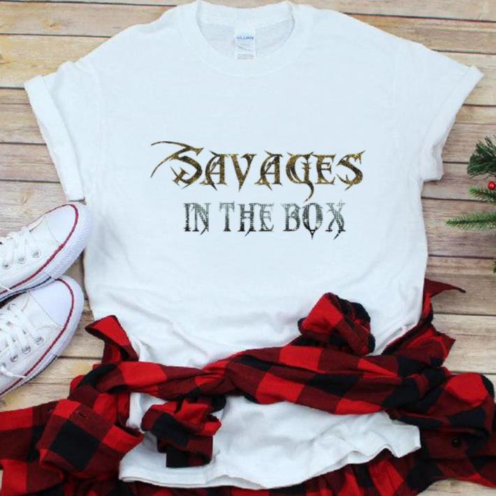 Awesome Savages In The Box Metal Macabre Font shirt