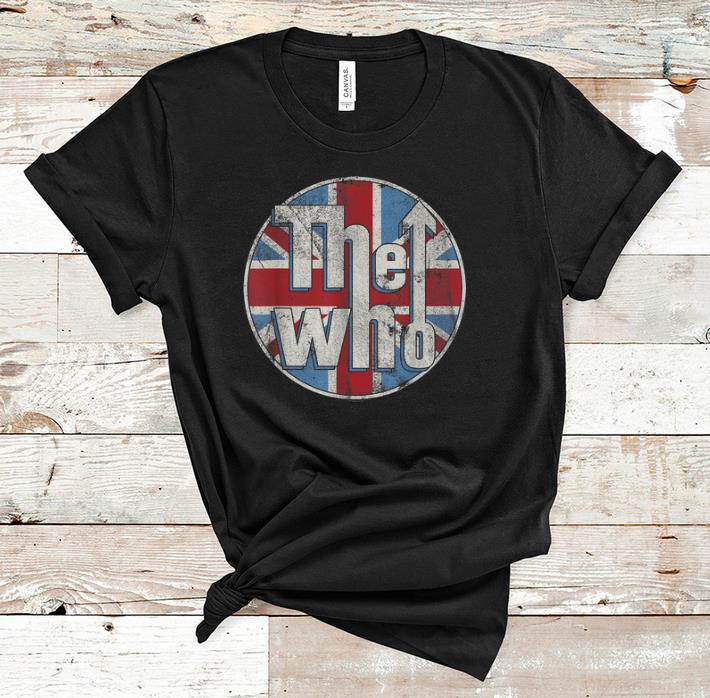 Awesome The Who Union Jack Circle Logo shirt