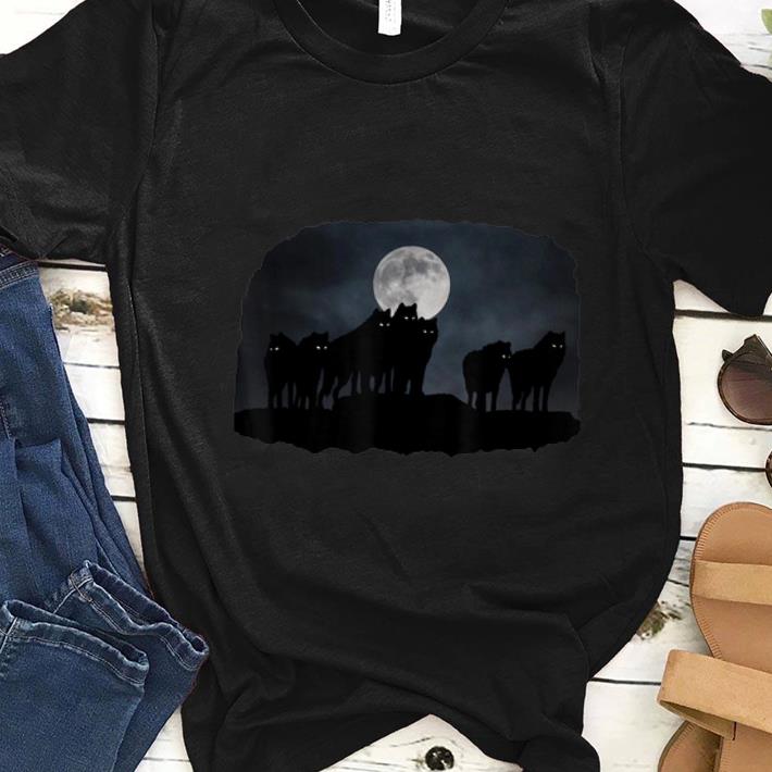 Awesome Wolfpack and moon shirt