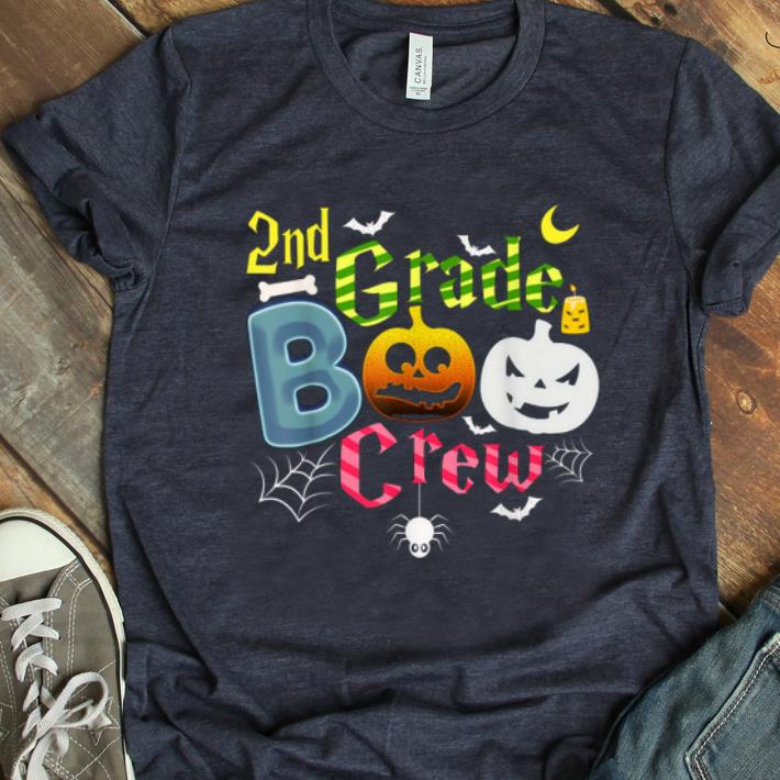 Beautiful Halloween 2nd Grade Boo Ghost Crew Teachers Kids shirt