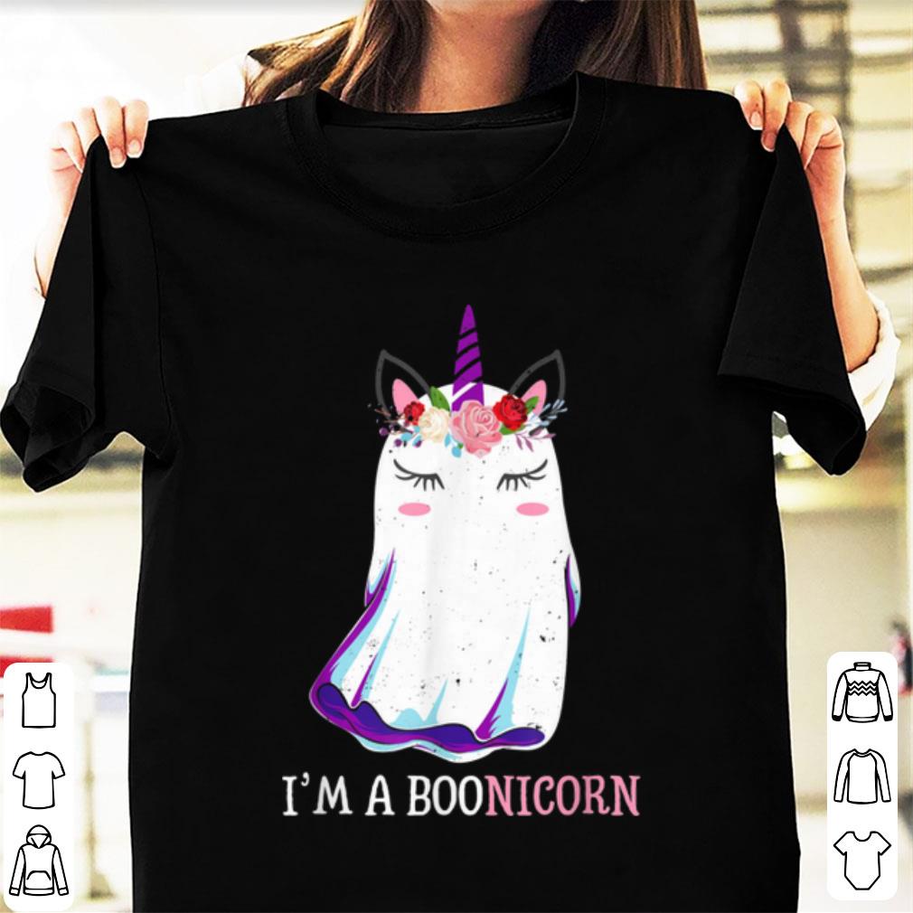 Beautiful I'm A Boonicorn Cute Halloween Unicorn Ghost Gift shirt