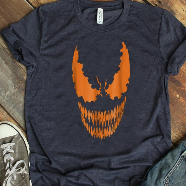 Beautiful Marvel Venom Orange Face Halloween Graphic shirt