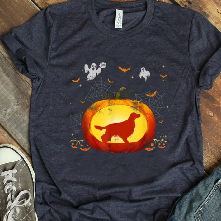 Beautiful Pumpkin Irish Setter Halloweens Gift For Dog Lovers shirt