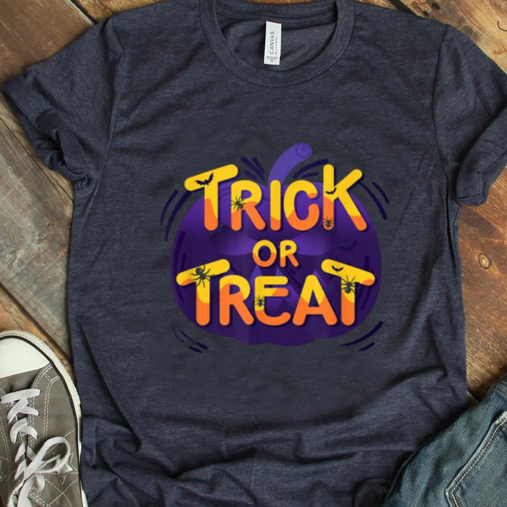 Beautiful Trick Or Treat Happy Halloween Pumpkin Boys Girls Kids shirt