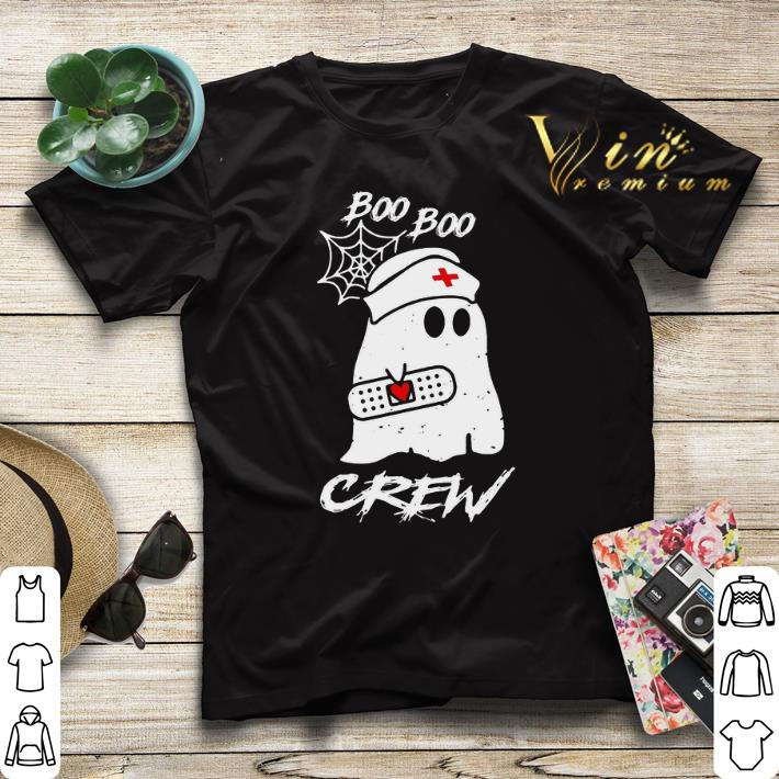 Ghost nurse boo boo crew shirt sweater 1 Ghost nurse boo boo crew shirt sweater