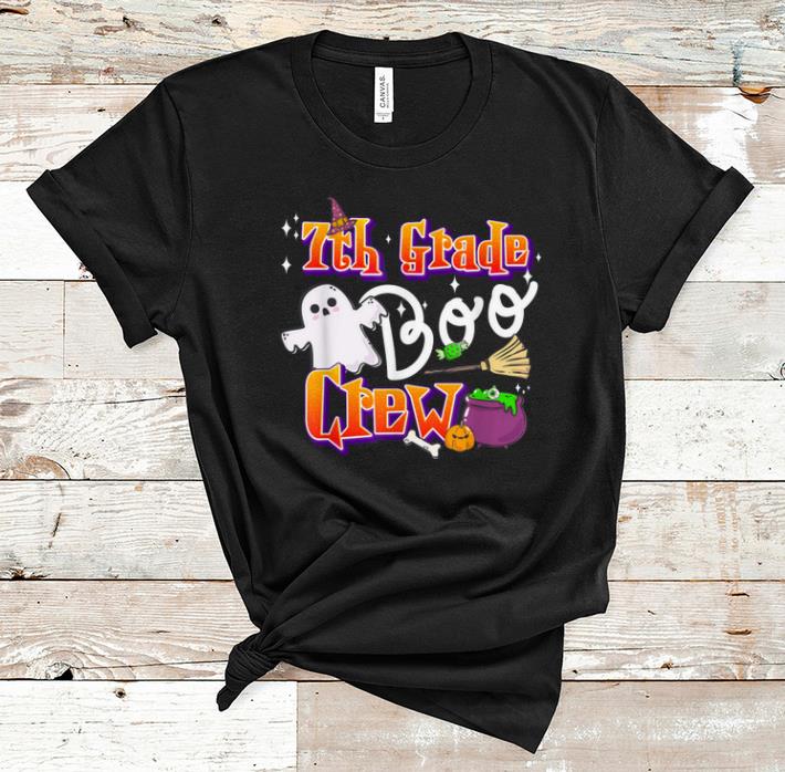 Hot 7th Grade Boo Crew Back To School Kids Halloween Gift shirt