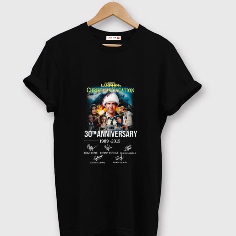 Hot Christmas Vacation 30th Anniversary 1989 2019 Signature shirt