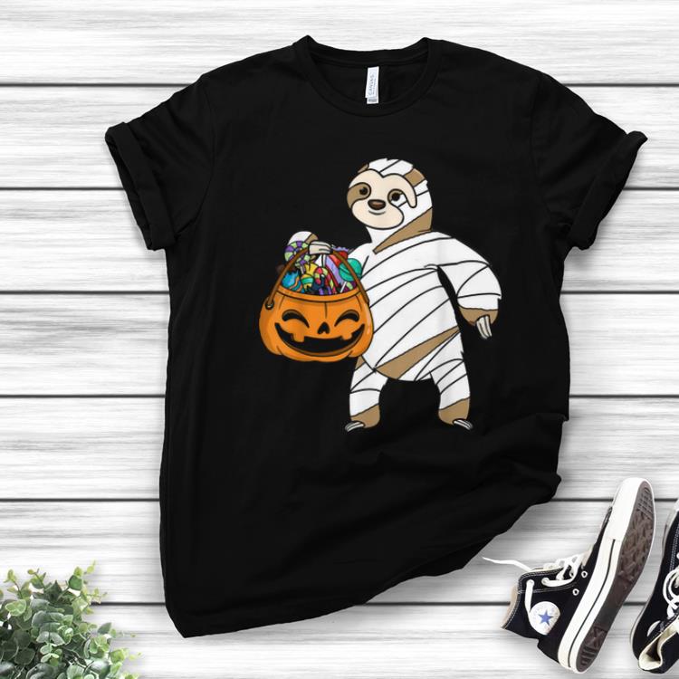 Hot Halloween Pumpkin Sloth Mummy Gift For Kids Boys Girls