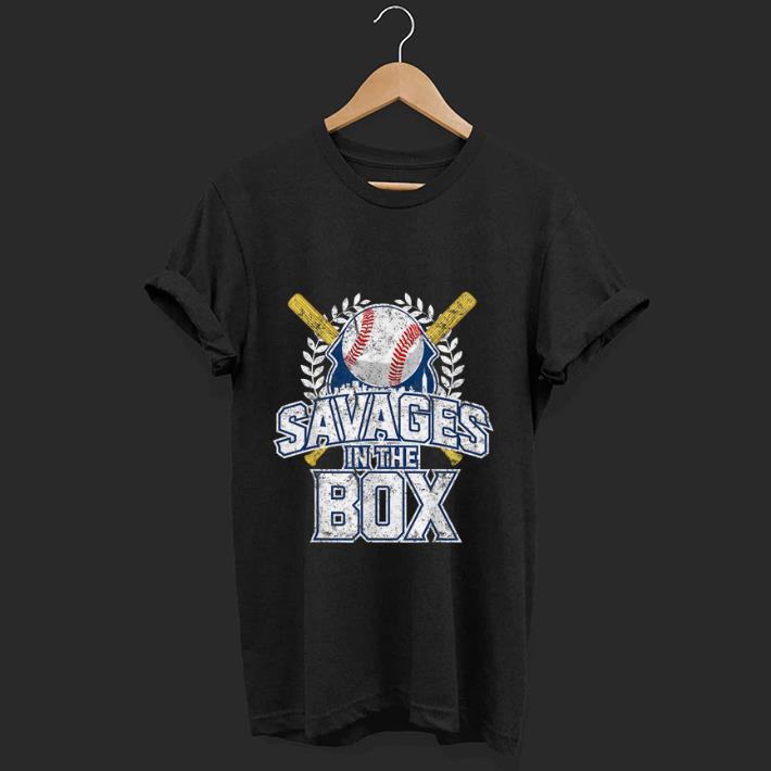 Hot Savages In The Box Baseball shirt