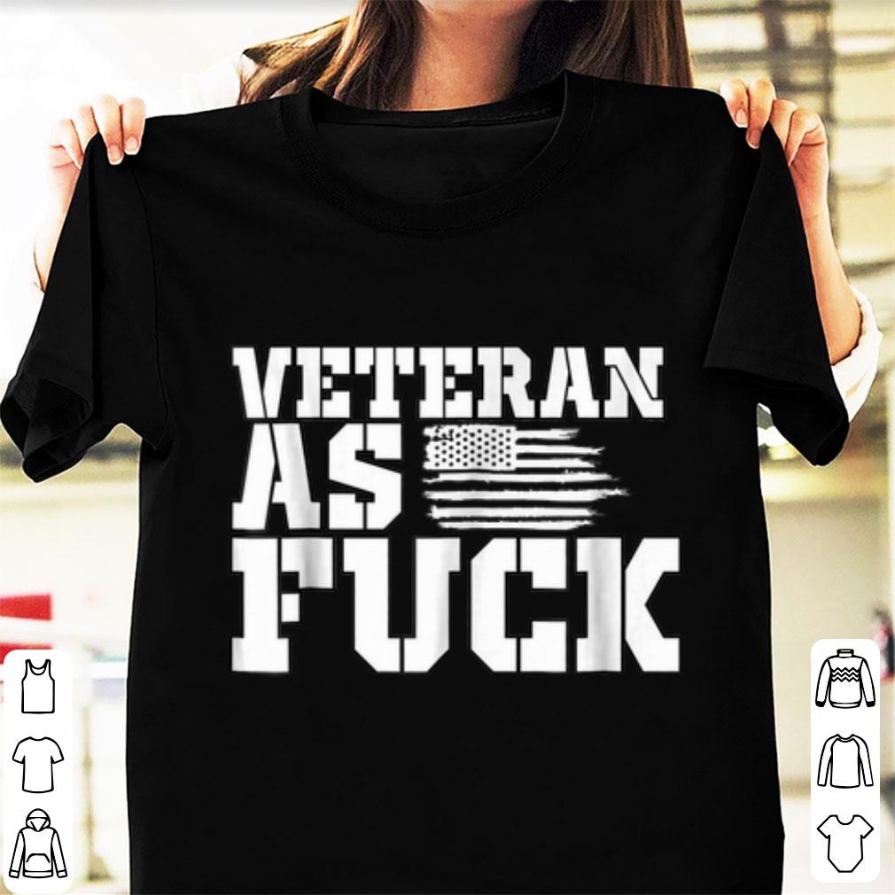 Hot Veteran As Fuck American Flag shirt