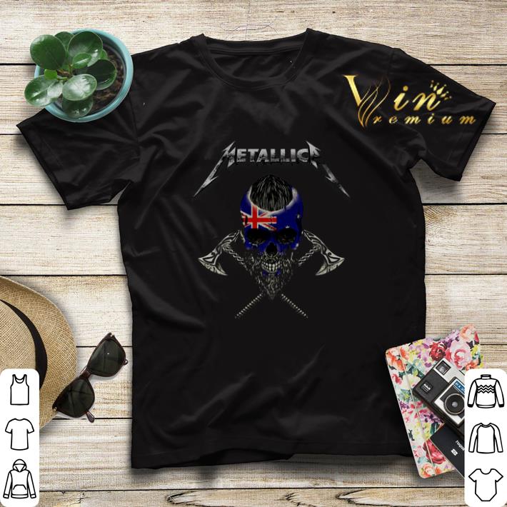 Metallica Australia flag Viking Skull shirt sweater