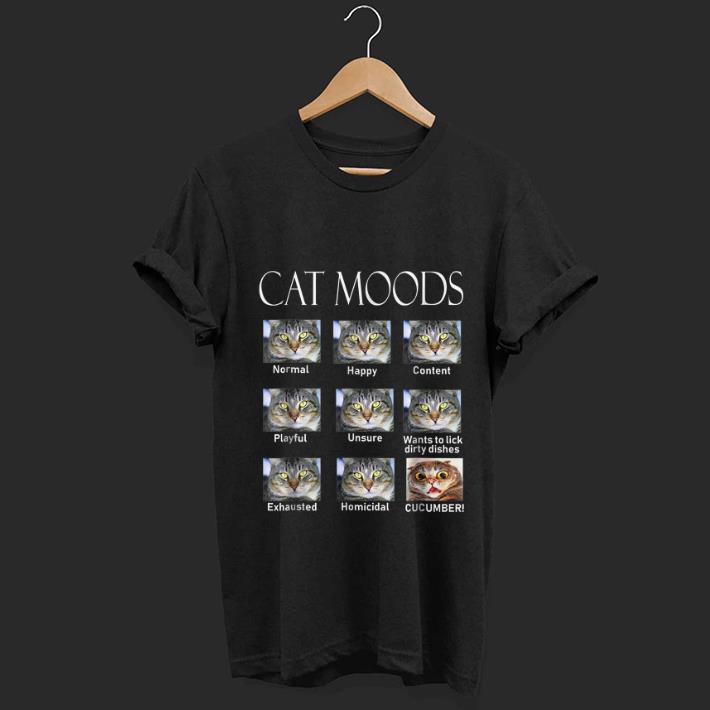 Nice Cat Moods Cucumber shirt