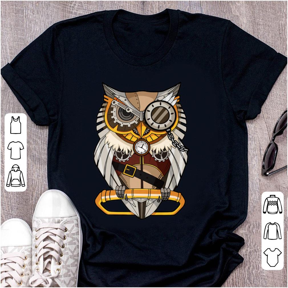 Nice Owl Gear Cogs Clockwork Steampunk Mechanical