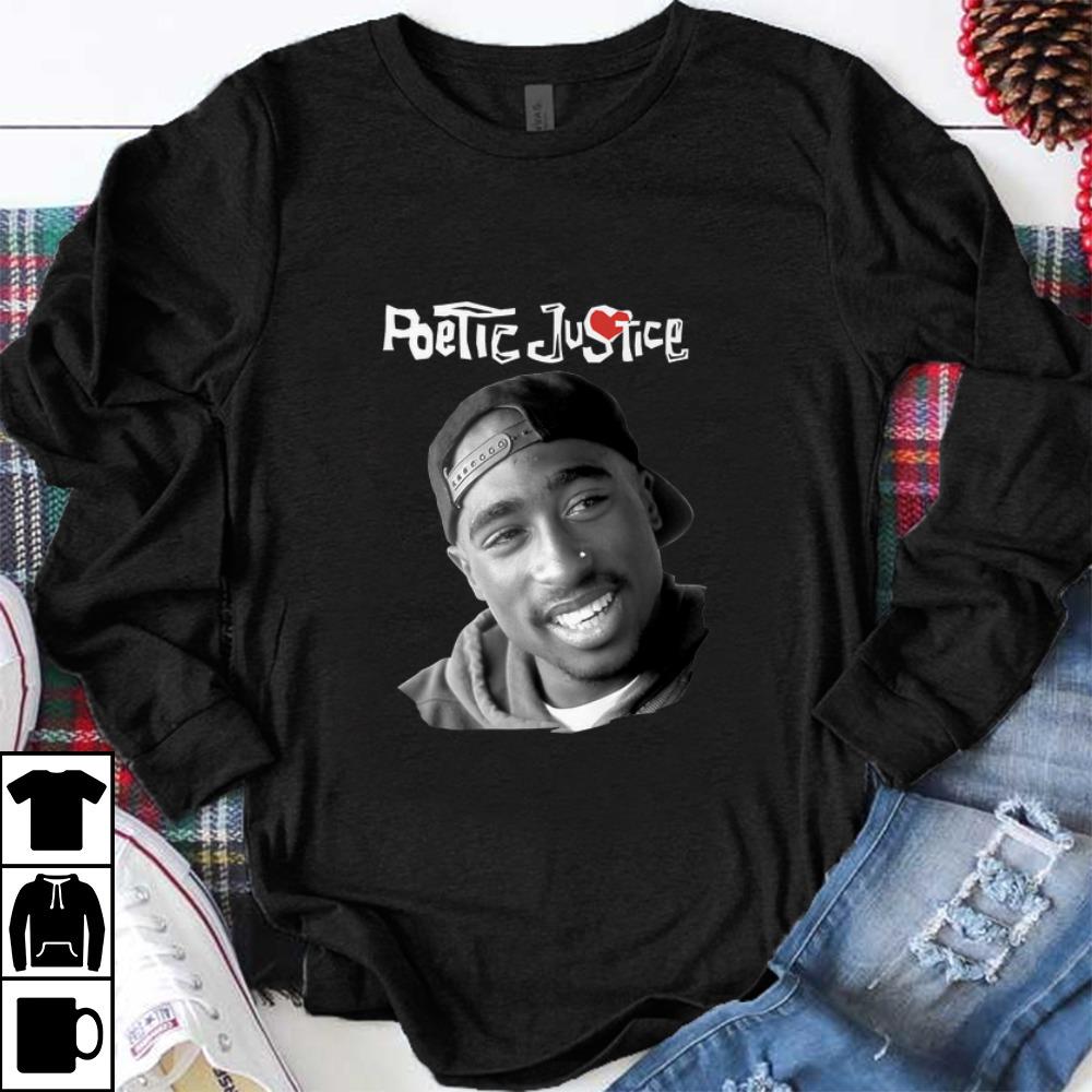 Nice Poetic Justice Tupac Shakur Smiling shirt