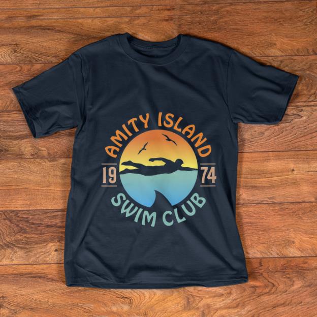Official Amity Island Swim Club 1974 shirt