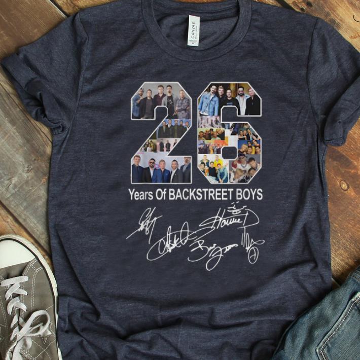 Original 26 Years Of Backstreet Boys Signature shirt