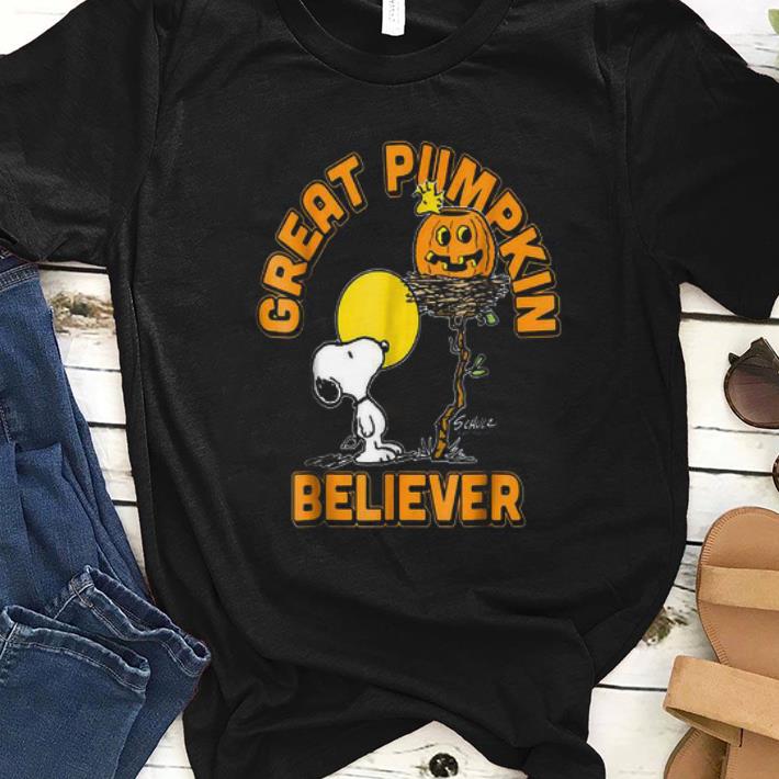 Original Great Pumpkin Believer Snoopy Halloween shirt