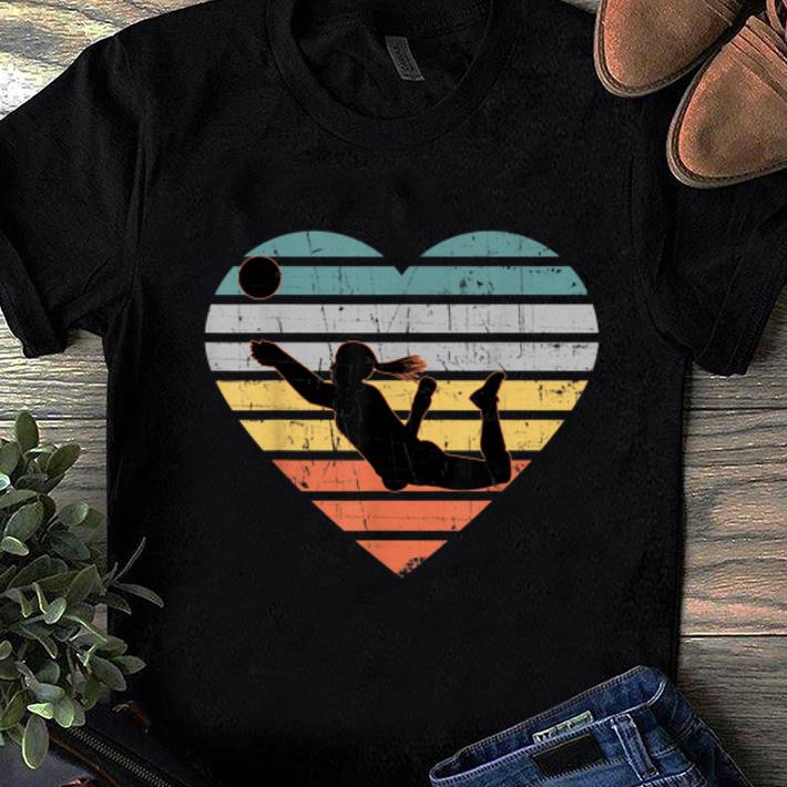 Original Volleyball Teen Girls Vintage Heart shirt