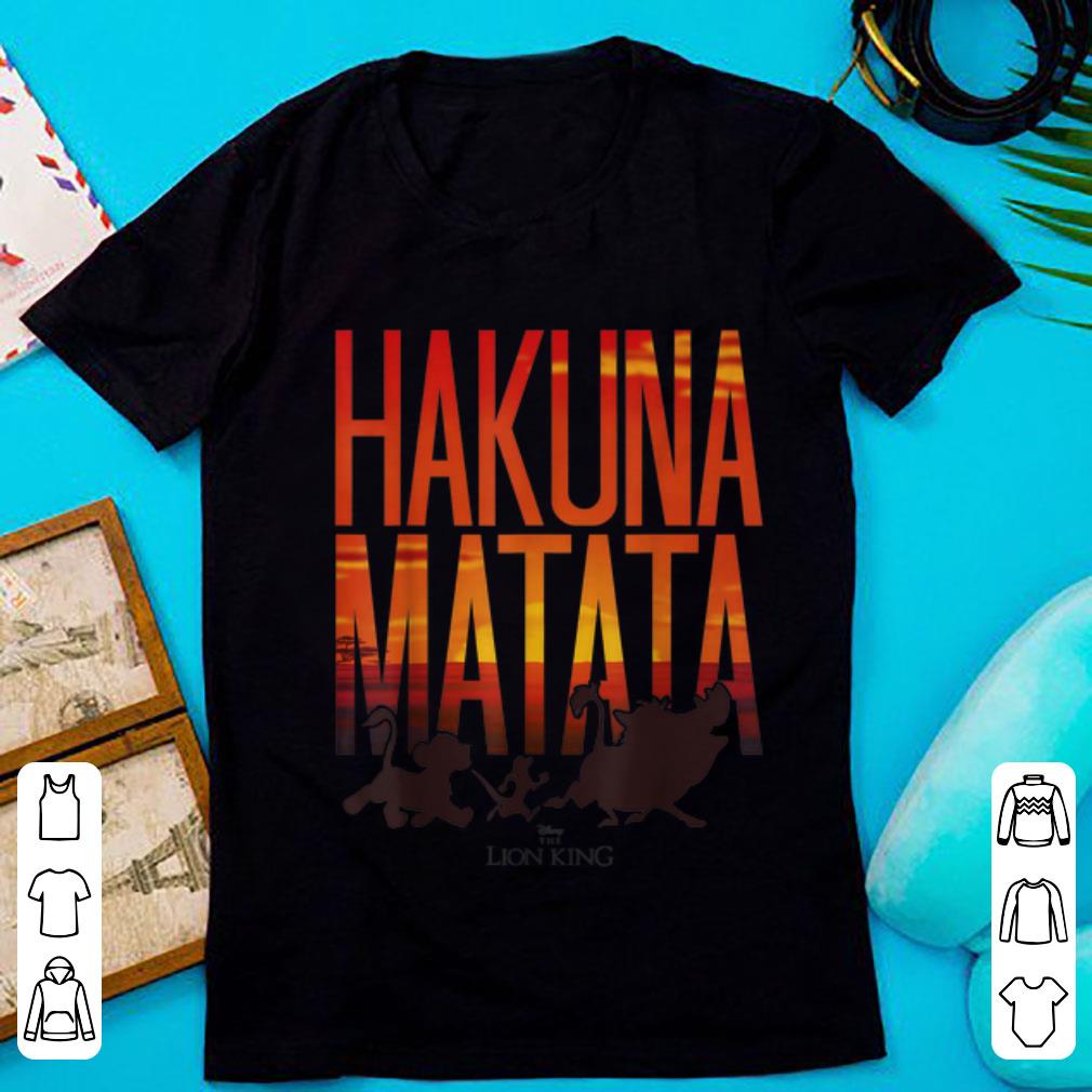 Premium Disney Lion King Hakuna Matata Sunset shirt