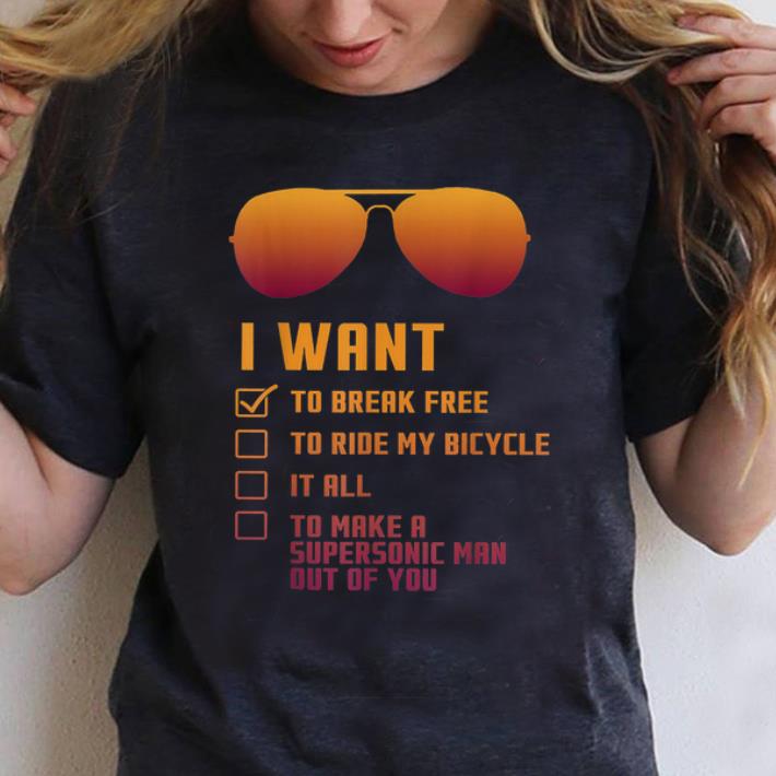 Premium I Want To Break Free To Drive My Bicycle It All shirt