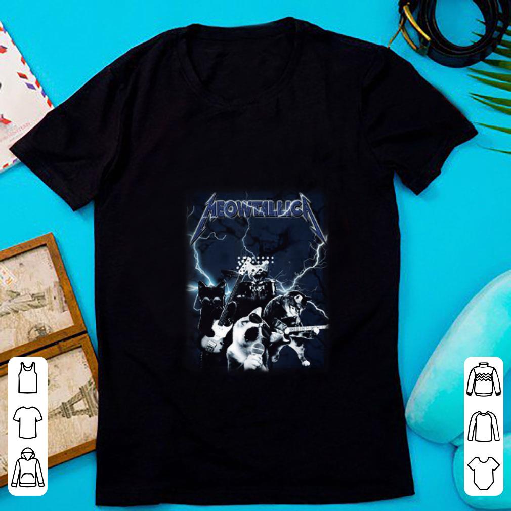 Premium Meowtallic Rock Band shirt
