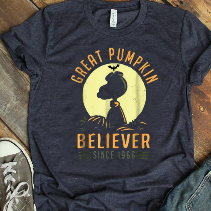 Premium Peanuts Great Pumpkin believer since 1966 shirt