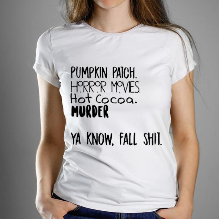 Premium Pumpkin Patch Watch Horror Movie Halloween shirt