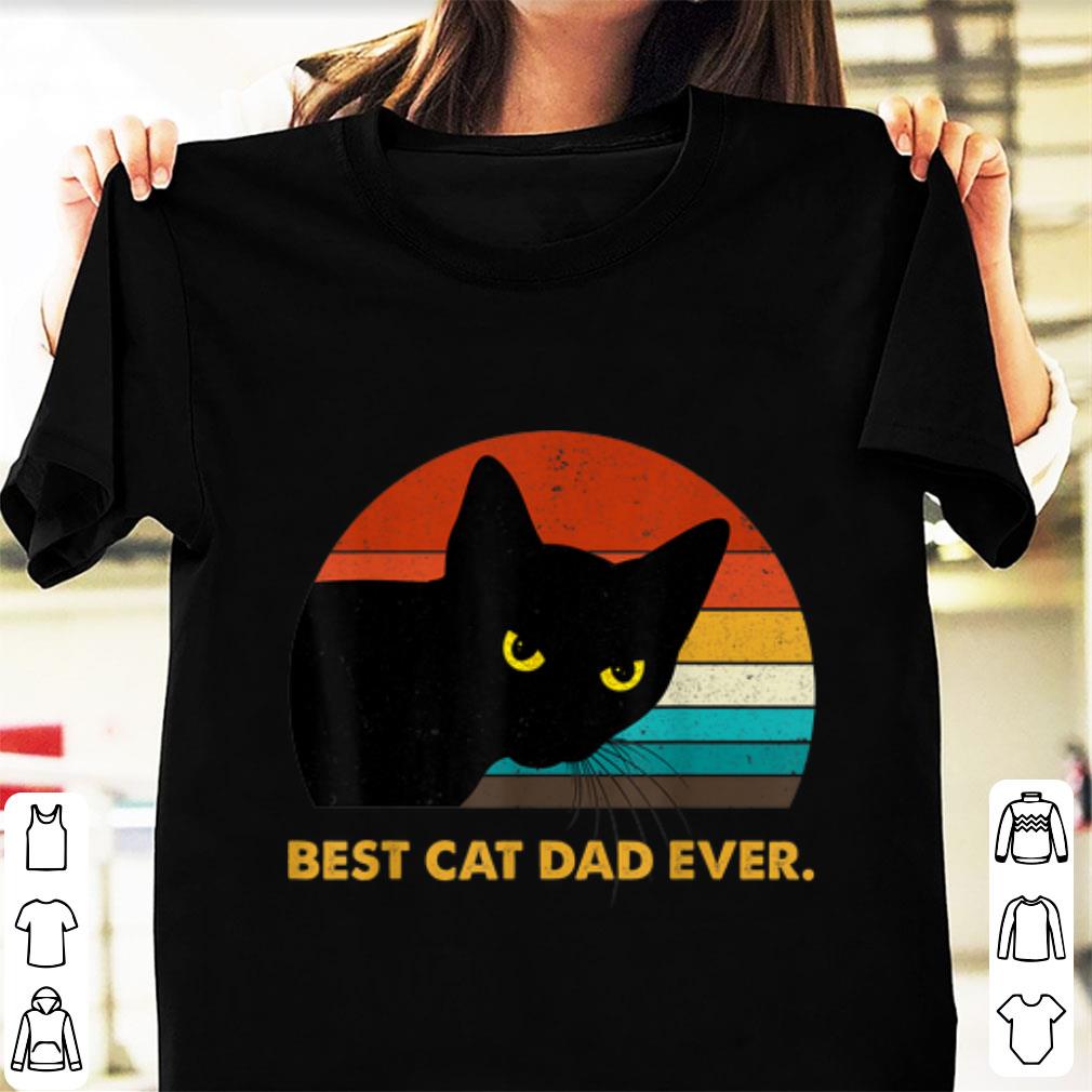 Pretty Best Cat Dad Ever Vintage shirt