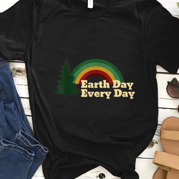 Pretty Earth Day Everyday Rainbow Pine Tree shirt