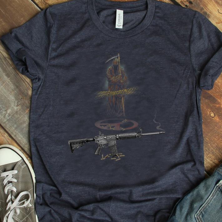 Pretty Never Be Peace Grim Reaper AR-15 shirt