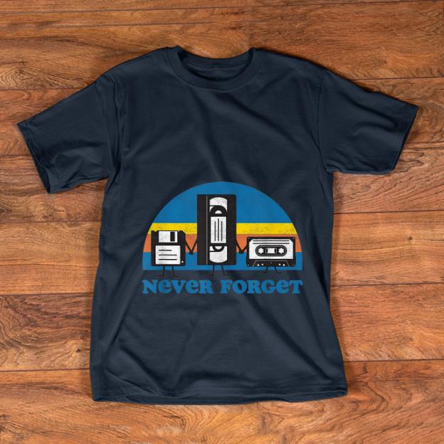 Pretty Never Forget Floppy Disk Cassette Tape shirt