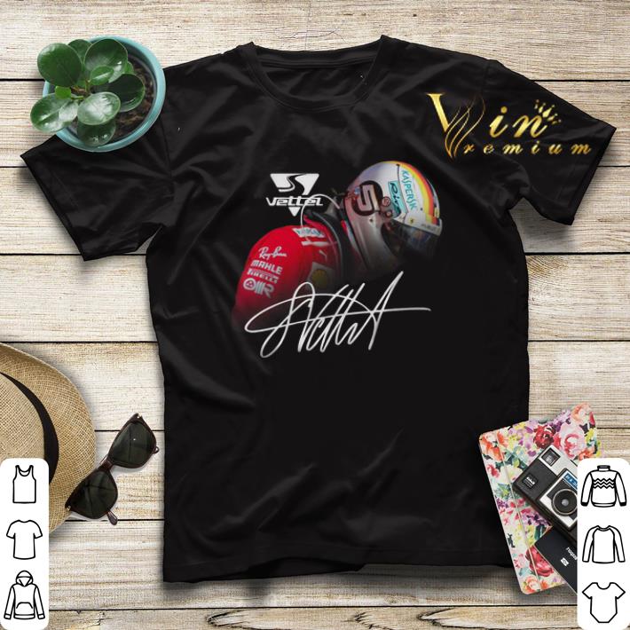 Signature Sebastian Vettel Scuderia Ferrari F1 shirt