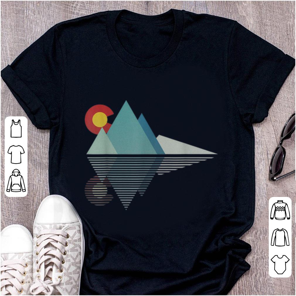 Top Colorado Flag Mountain shirt