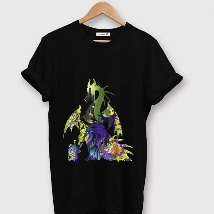 Top Disney Sleeping Beauty Maleficent Dragon Silhouette shirt