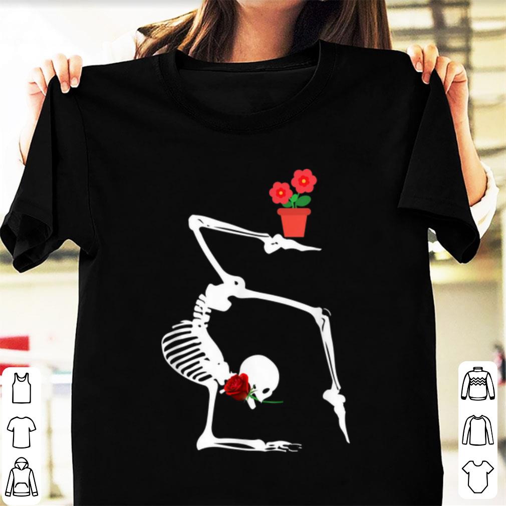 Top Gymnastics Skeleton Halloween Cute Costume shirt