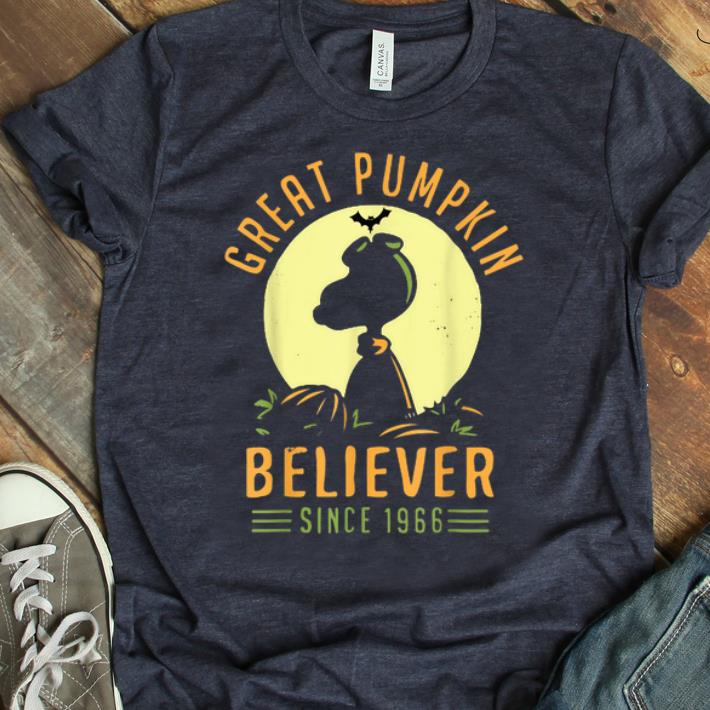 Top Snoopy Great Pumpkin Halloween Believer Since 1966 shirt