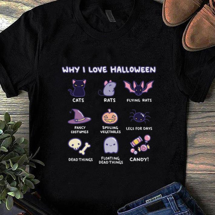 Top Why I Love Halloween Emoji Collection shirt