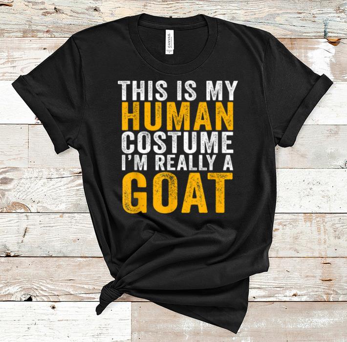 Official This Is My Goat Costume Halloween Gifts Men Women Kids shirt