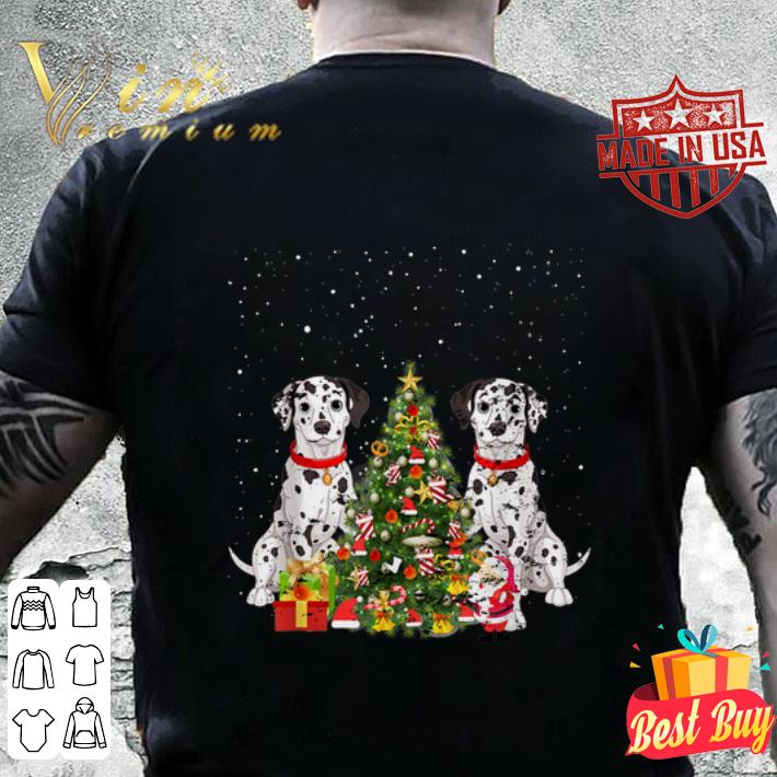 Dalmatian Dogs Christmas tree gifts shirt 1 Dalmatian Dogs Christmas tree gifts shirt