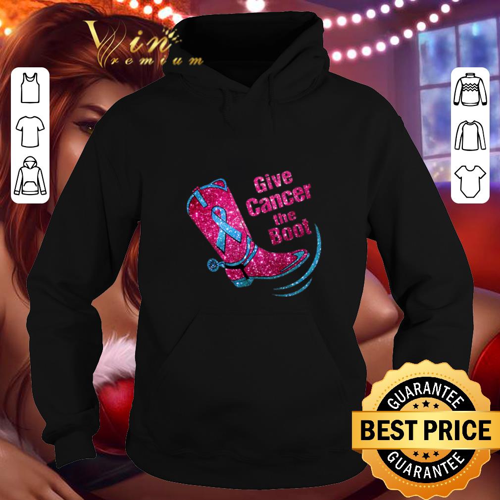 Funny Give cancer the boot Breast Cancer Awareness shirt 1 Funny Give cancer the boot Breast Cancer Awareness shirt
