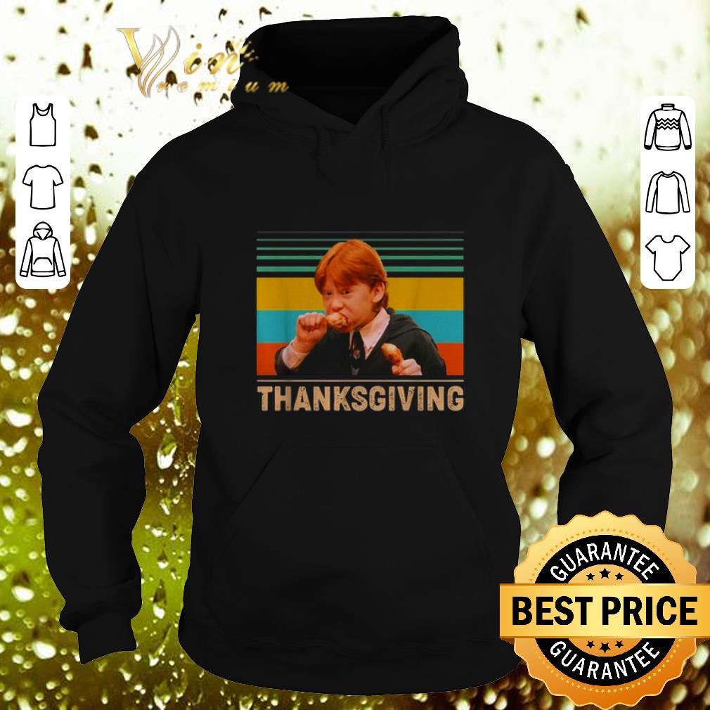 Hot Ron Weasley eating chicken Thanksgiving Vintage shirt